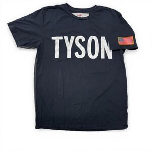 Roots of Fight Tyson 86 T-Shirt Black Mens Medium Short Sleeve Graphic Tee USA